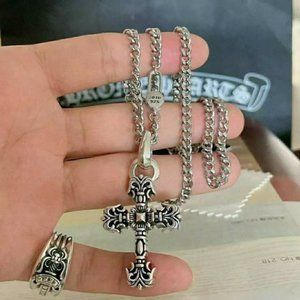 chrome hearts Celtic cross necklace